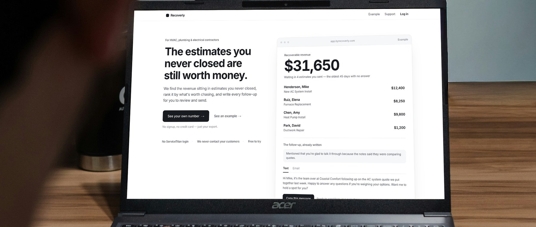 Recoverly Revenue Recovery Platform